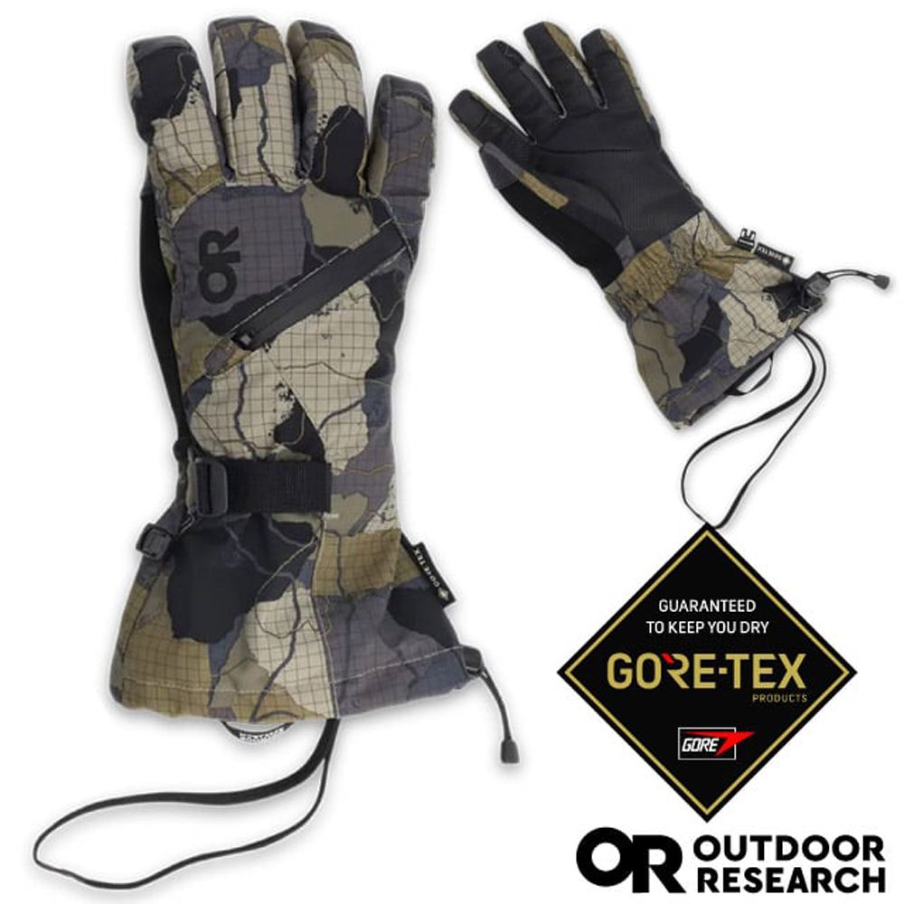 Outdoor Research 男 Revolution II Gore-Tex Gloves 防水透氣保暖手套/OR300015-2211 迷彩