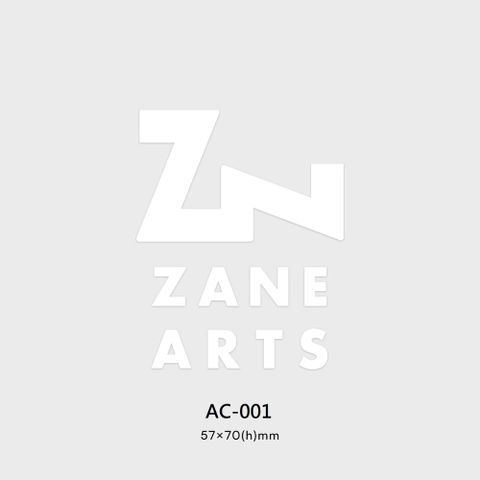 ZANE ARTS STICKER 白色模切貼紙 日本製 AC-001