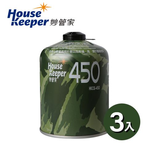 妙管家  高山瓦斯罐 450g 3入組