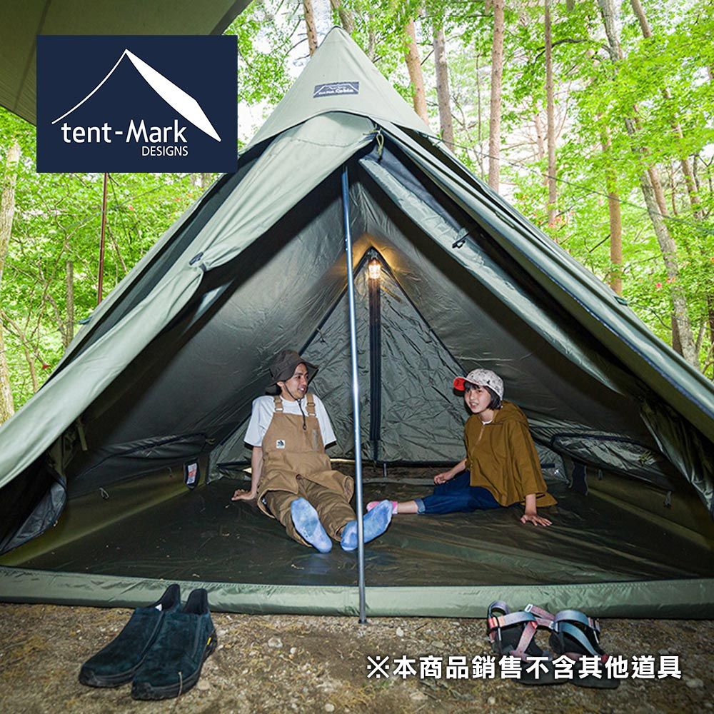 tent-Mar 露營季限時特殺【日本k DESIGNS】TWO PEAKS CABIN 雙峰帳(TM-200167) TC棉帳高遮光露營帳篷-  PChome 24h購物