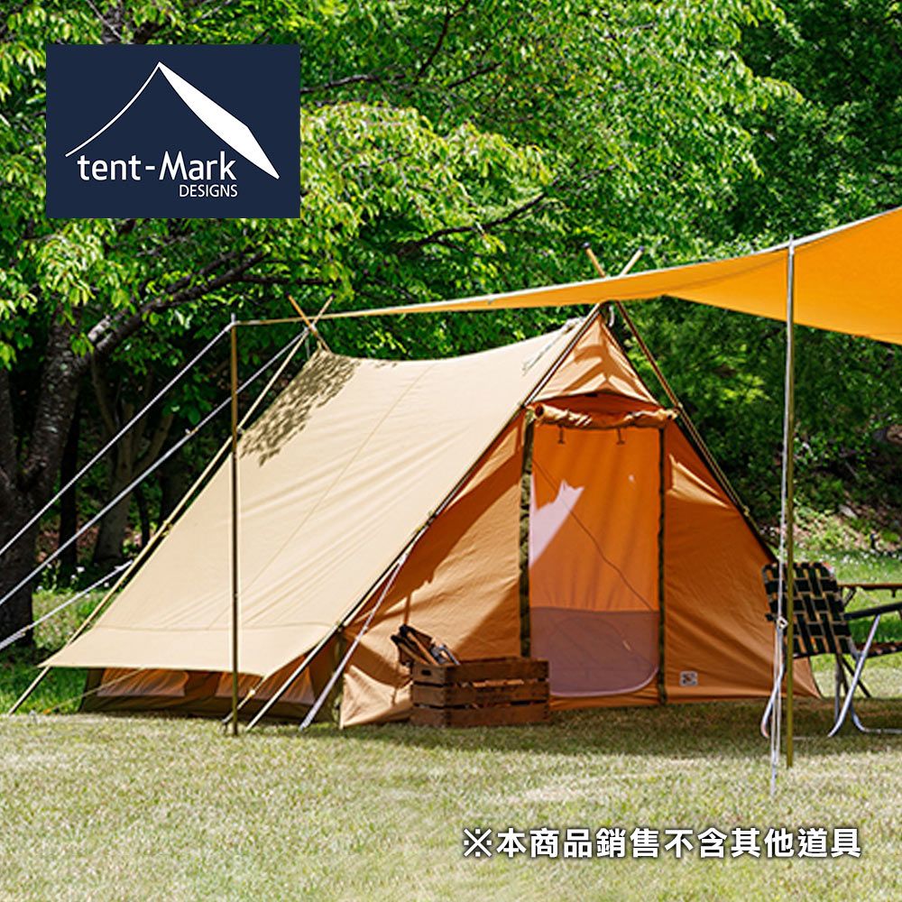 tent-Mar 露營季 限時特殺【日本k DESIGNS】PEPO帳篷/小山屋 (TM-1803) 復古老屋帳篷 屋式帳 TC棉帳