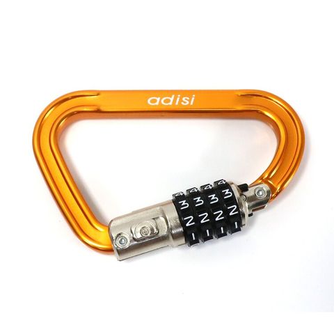 ADISI 8mmD型鋁合金鉤環鎖 AS17129 金色