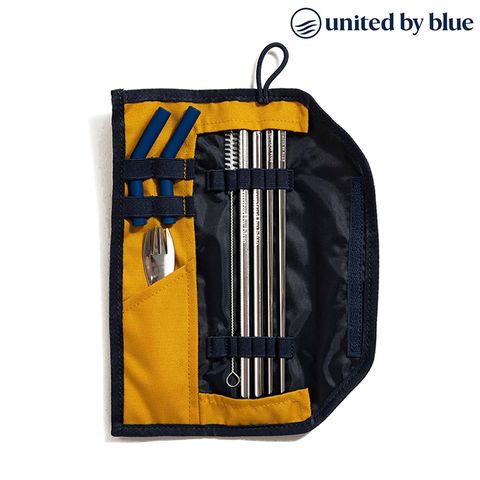 United by Blue 防潑水餐具收納包組 Utensil Kit 814-112 (素色款)【芥黃】