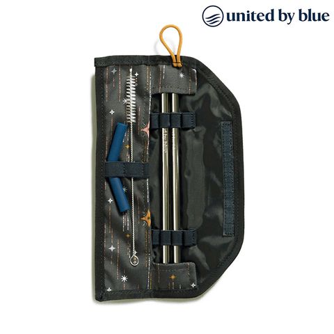 United by Blue  防潑水吸管收納包組 Printed Straw Kit 814-037 (印花款)【印花星空藍】
