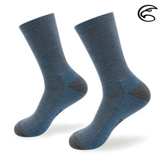 ADISI 羊毛保暖襪 AS22052 / 藍灰
