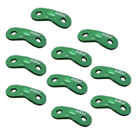 ADISI 鋁合金雙孔調節片AS15030 | 陽極綠 | 10入