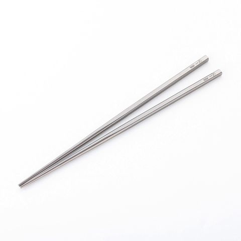 Keith 鎧斯鈦霧面防滑實心方形鈦筷 23cm / Ti5637.實心鈦筷 純鈦筷子 四方筷子 環保筷 露營鈦餐具