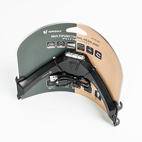 【拓幸良品 Openjoynt】百搭帽子頭燈 玩野女孩推薦 不用換帽子的露營頭燈 露營頭燈 露營燈