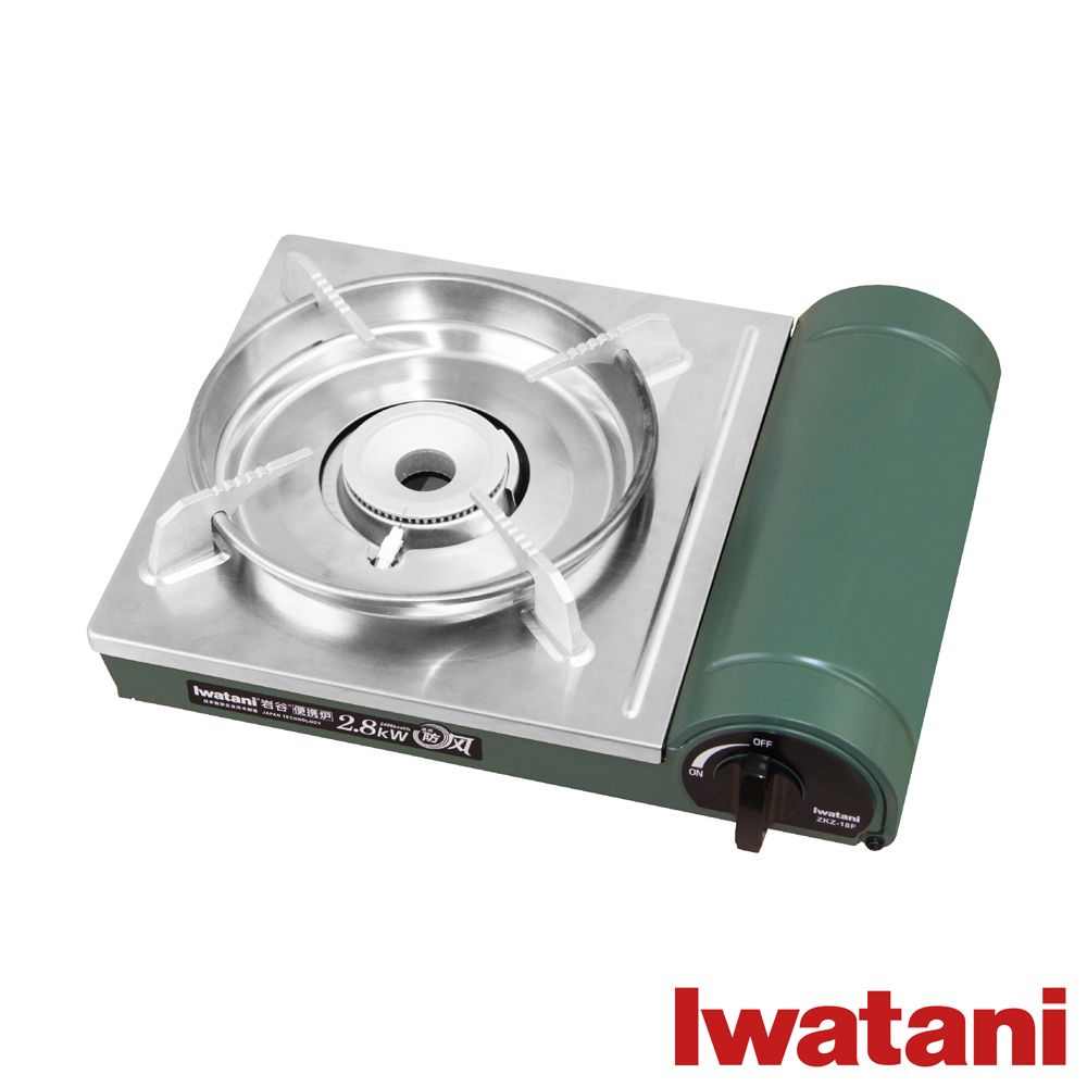 IWATANI 日本岩谷 綠卡高效防風型磁式瓦斯爐-2.8kW(ZKZ-18F)