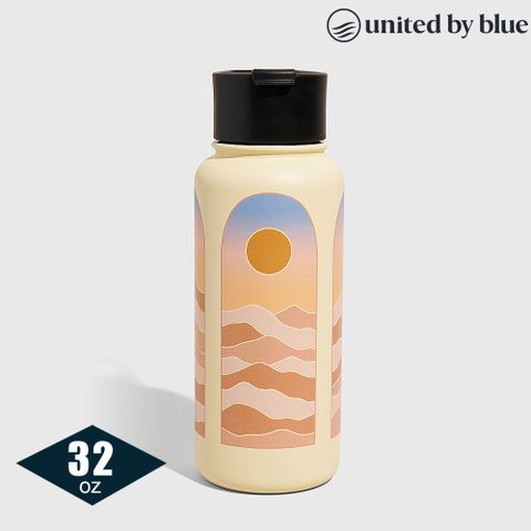 United by Blue 32oz 不鏽鋼保溫瓶 707-277391-日落-米 (945ml)