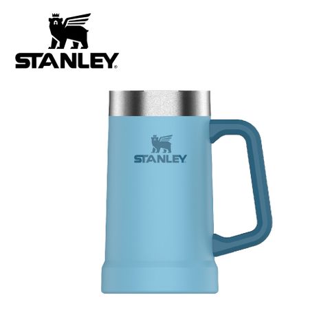 美國STANLEY 冒險系列 真空啤酒杯 24oz/湖水藍