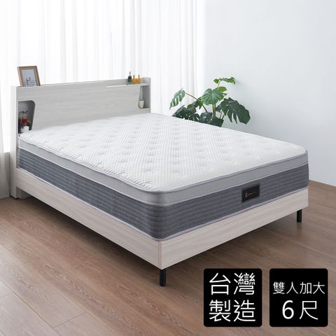 【時尚屋】莫娜涼感冰絲6尺高碳鋼獨立筒床墊GA9-27-6-免運費/免組裝/台灣製