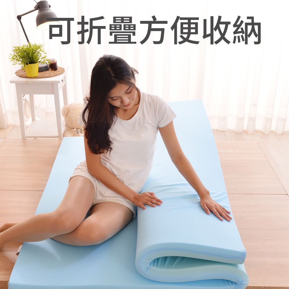 LooCa 法國防蹣11cm記憶床墊-單人3.5尺