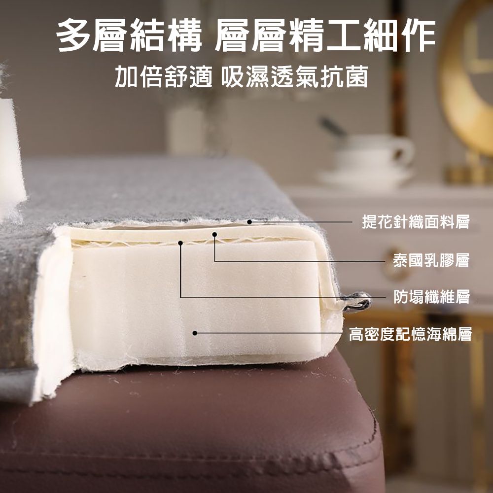  LINGLE 玲樂 可折疊美容床墊 回彈力大 不易變形 家用乳膠床墊 帶洞款睡墊 60*180*3cm