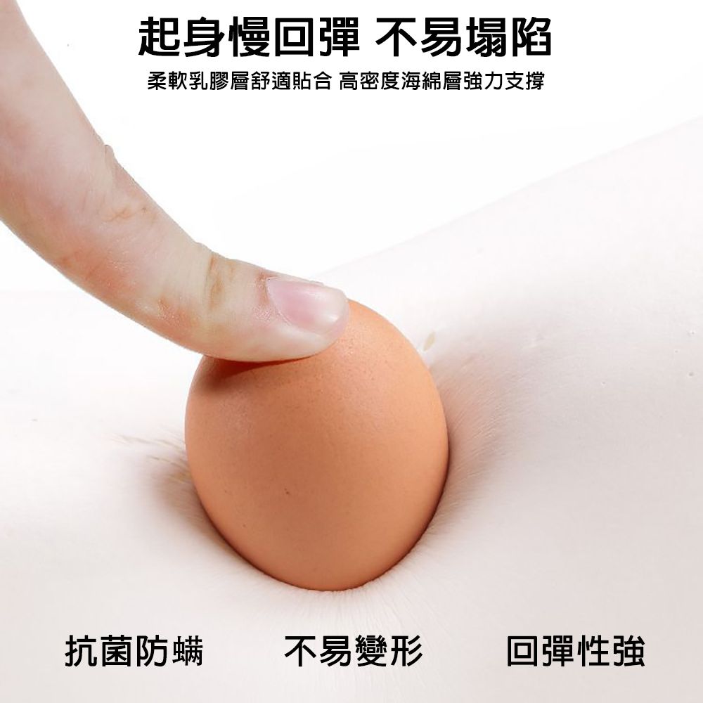  LINGLE 玲樂 可折疊美容床墊 回彈力大 不易變形 家用乳膠床墊 帶洞款睡墊 60*180*6cm