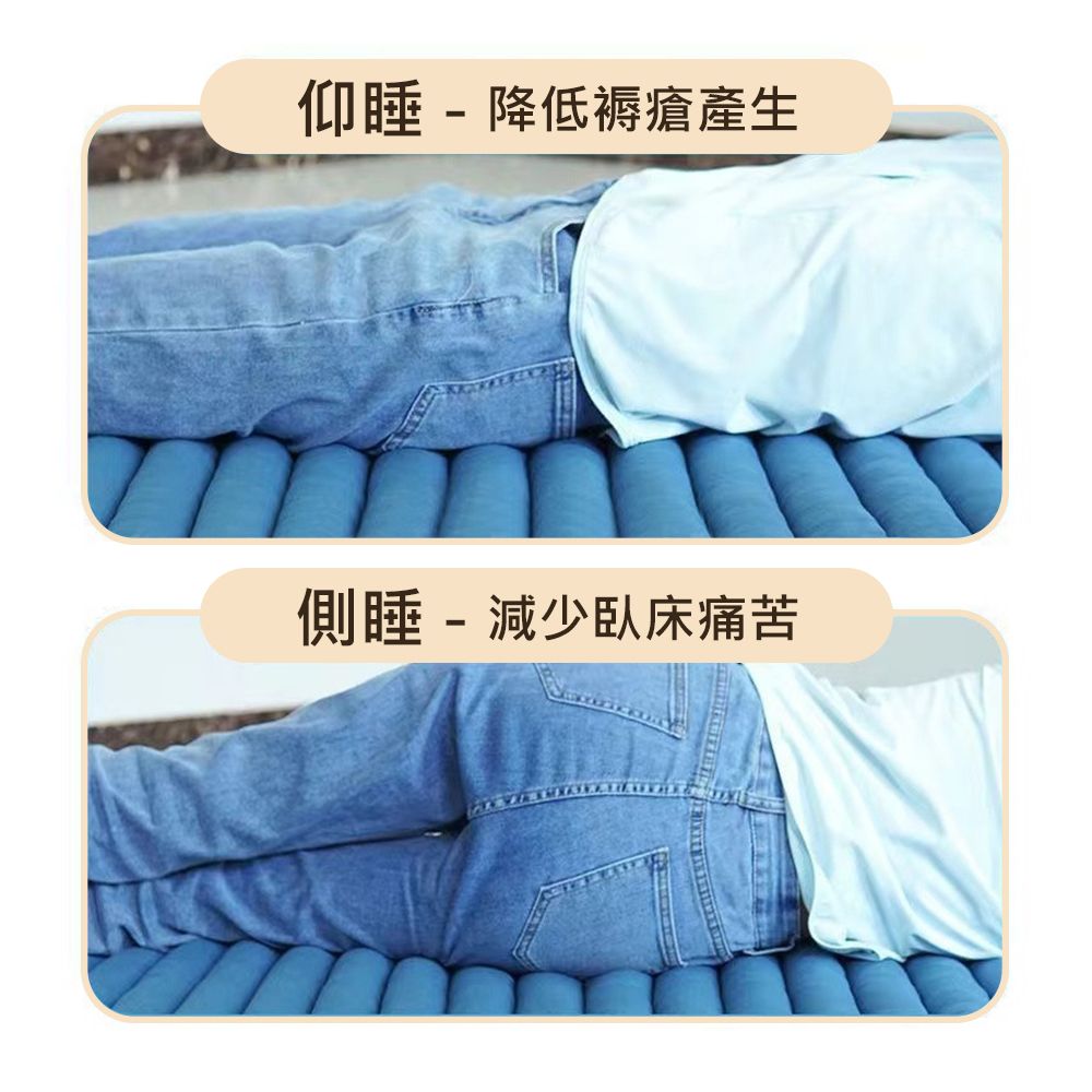 舒福家居 減壓防褥瘡透氣水洗墊 減壓新科技 非充氣(減壓 防褥瘡透氣床墊-70X100cm)