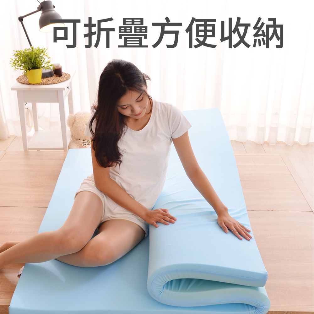 LooCa 美國抗菌8cm記憶床墊-單人3尺