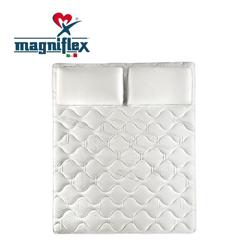 Magniflex 曼麗菲斯 奢華按摩感 舒適型 3D布料記憶床墊(雙人加大6尺 / 中軟型床墊)