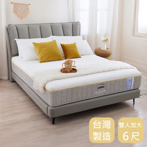 【時尚屋】嗡嗡睏6尺蜂巢EPE護框大然乳膠獨立筒床墊BD11-27-6-免運費/免組裝/台灣製
