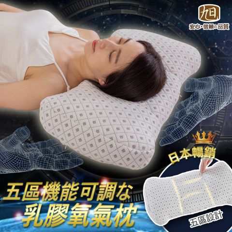 【日本旭川】日本專科人體工學3D曲線快眠調節枕-1入