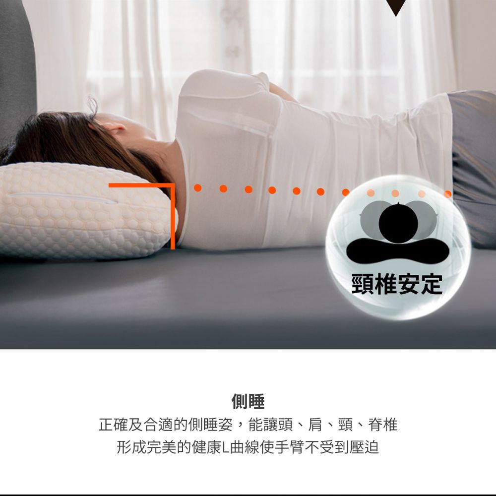 旭川 生命磁分區能量神之枕-2入組(石墨烯 可調式 舒適 枕頭)