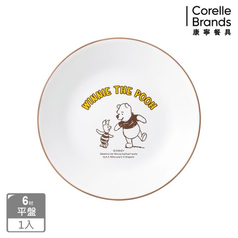 Corelle Brands 康寧餐具 【 CORELLE】小熊維尼 復刻系列6吋平盤