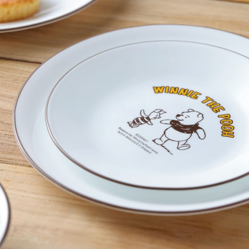 Corelle Brands 康寧餐具 【 CORELLE】小熊維尼 復刻系列325ml中式飯碗三件組