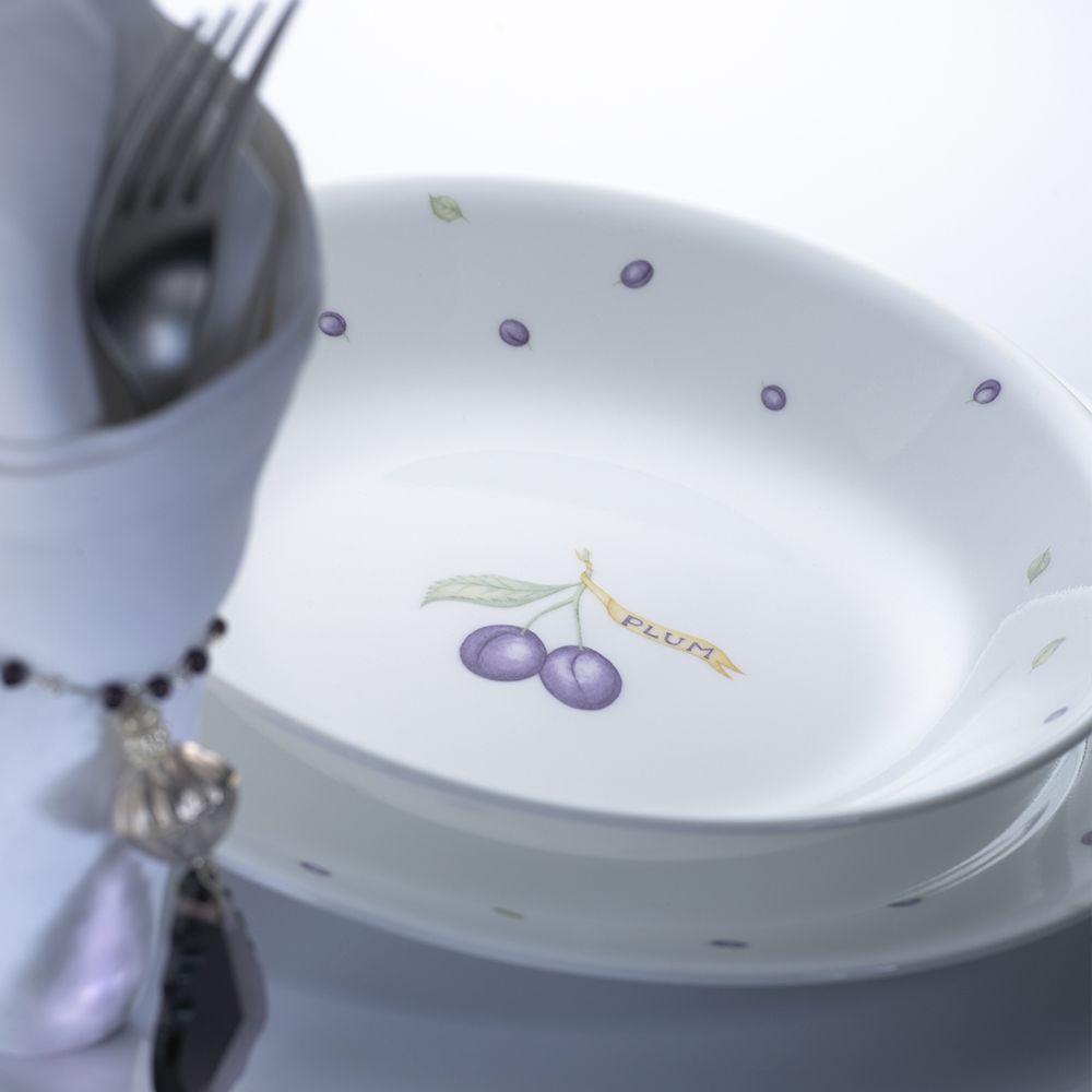  【美國康寧 CORELLE】紫梅177ml小羹碗