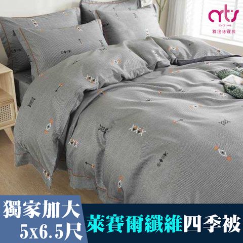 Artis-3M吸濕排汗-萊賽爾纖維 舖棉涼被/四季被5X6.5尺(獨家加大尺寸) - 台灣製 - 平靜生活