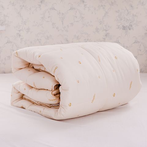 鴻宇 100%純羊毛 舒絨表布 澳洲純羊毛被-單人