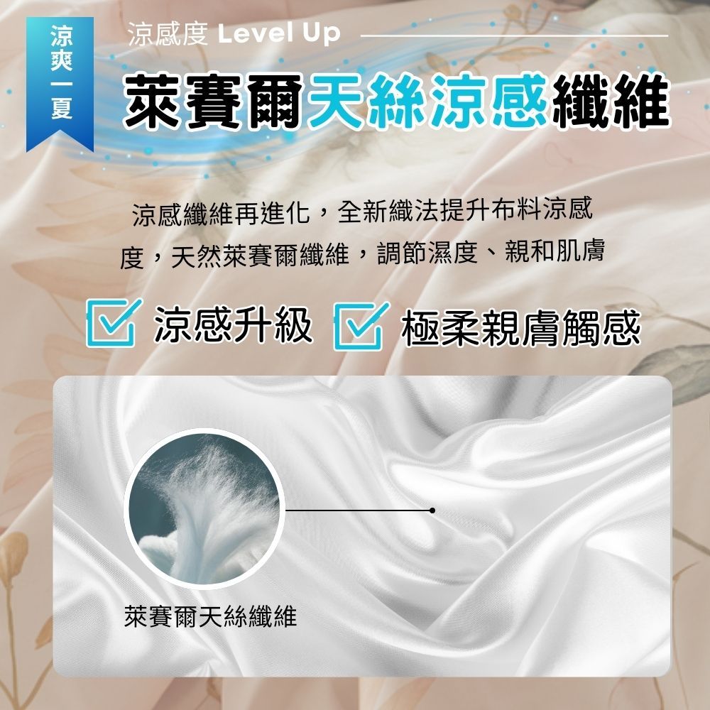  天絲台灣製萊賽爾40支抗菌枕套床包組(6尺雙人加大三件組 床單床罩枕頭套 多款任選)