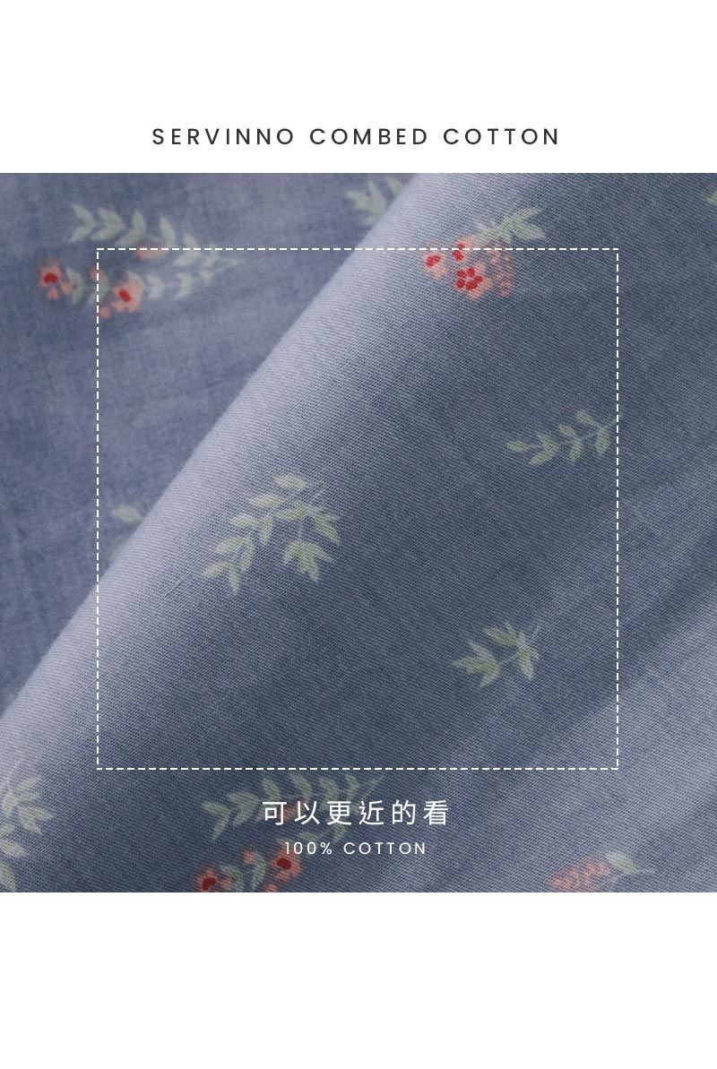 SERVINNO COMBED 可以更近的看100% COTTON