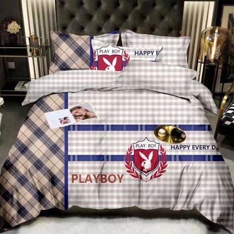【Galatea 葛拉蒂】PLAYBOY 雙人加大床包兩用被組(多款任選)