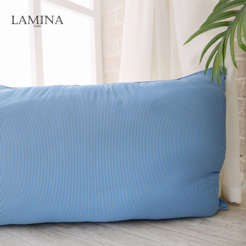 LAMINA 冬夏兩用舒柔水洗枕(藍)-1入