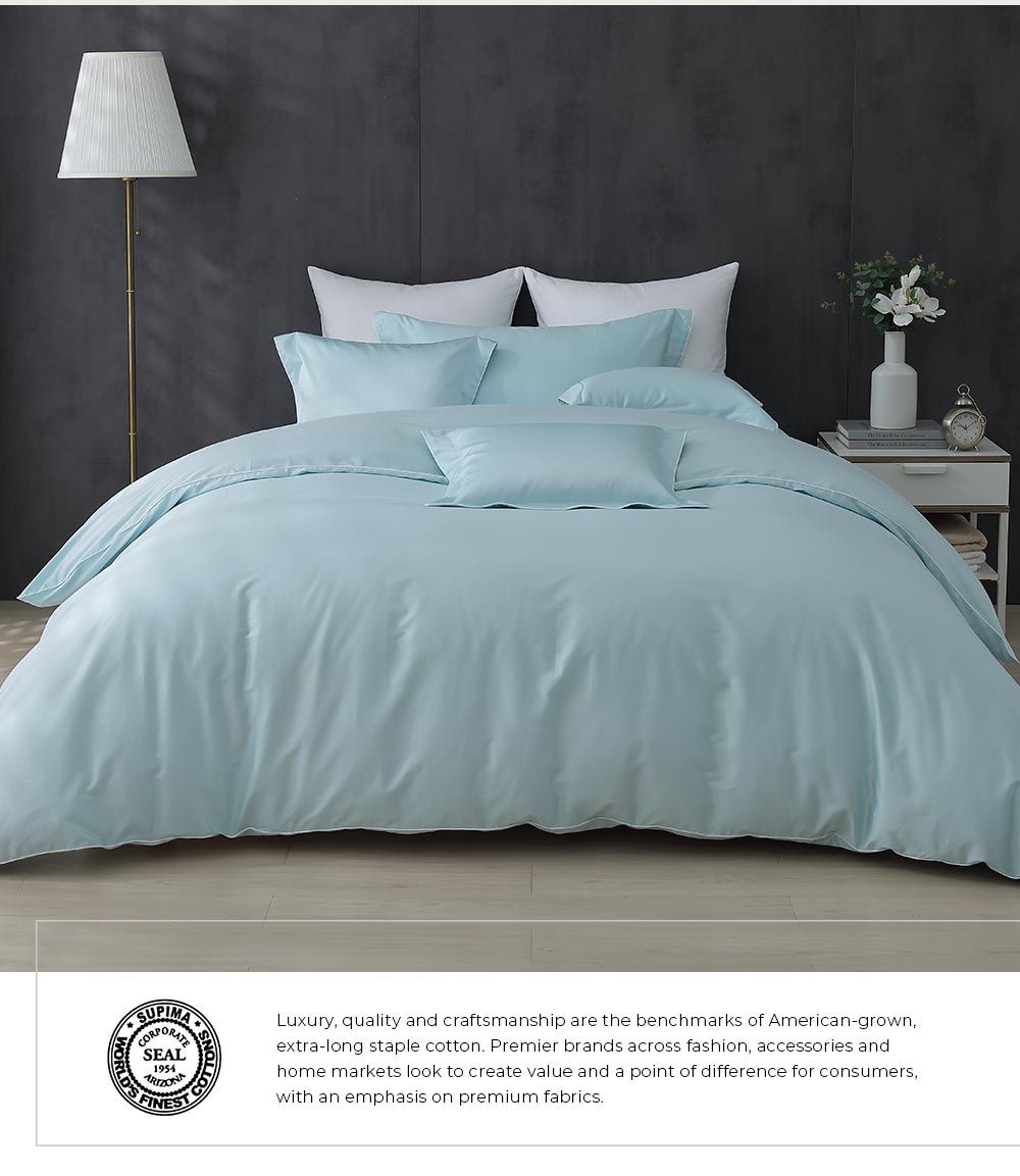 SUPIMASEAL1954RLDS FINESTLuxury quality and craftsmanship are the benchmarks of American-grownextra-long staple cotton Premier brands across fashion, accessories andhome markets look to create value and a point of difference for consumers,with an emphasis on premium fabrics.