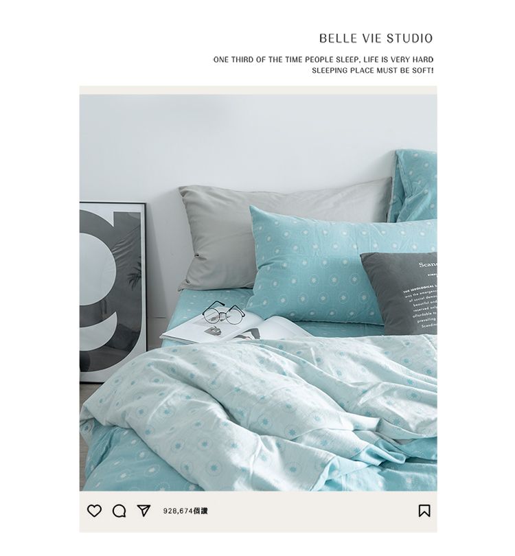 928674個讚BELLE VIE STUDIOONE THIRD OF THE TIME PEOPLE SLEEP, LIFE IS VERY HARDSLEEPING PLACE MUST BE SOFT!ΣScan