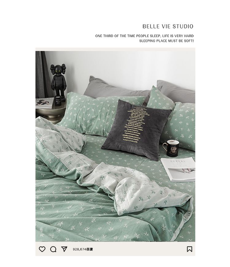 928674讚BELLE VIE STUDIOONE THIRD OF THE TIME PEOPLE SLEEP, LIFE IS VERY HARDSLEEPING PLACE MUST BE SOFT!Σ