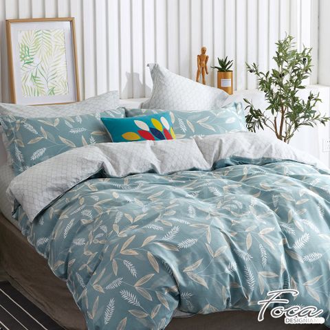 【FOCA】單/雙/加 均價-100%精梳純棉薄枕套床包組(多款任選)