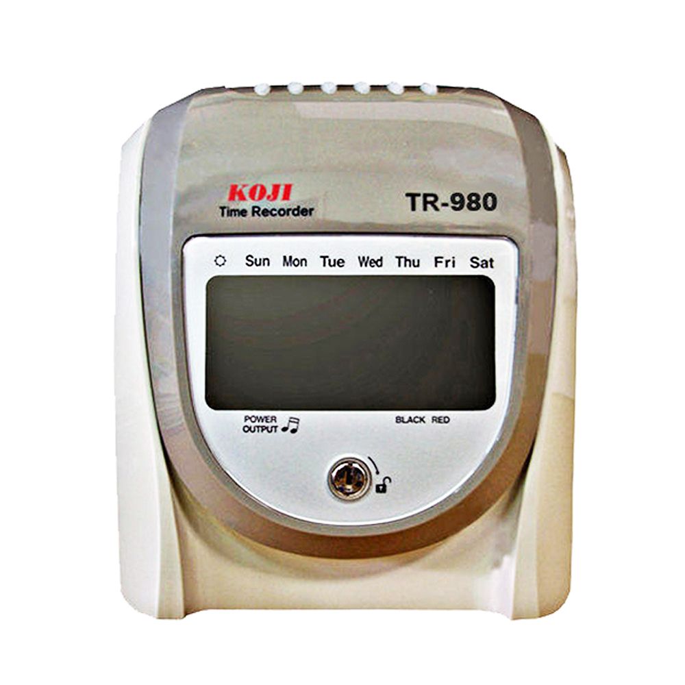 KOJI TR-980 / TR980 六欄位 微電腦 雙色 打卡鐘 / 考勤機 