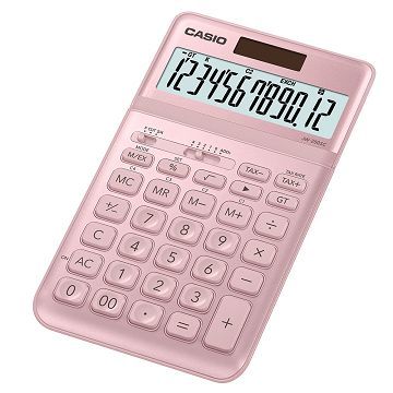 CASIO 卡西歐 12位元璀璨晶耀桌上型計算機-香檳粉 (JW-200SC-PK)