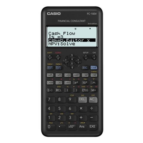 Casio卡西歐 財務型計算機-( FC-100V-2)