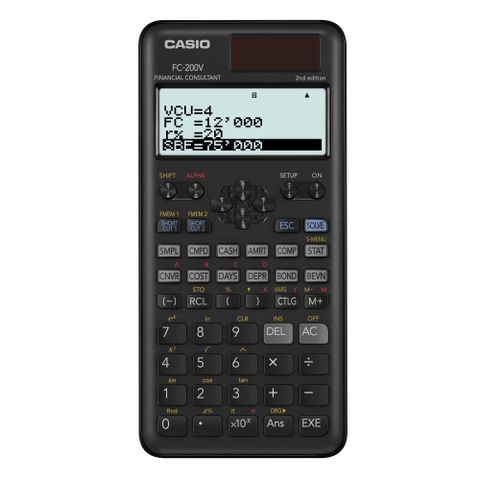 CASIO 卡西歐 財務型計算機 (FC-200V)