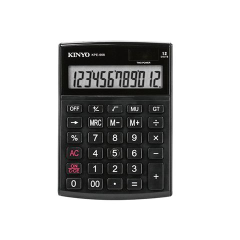 KINYO掌中型計算機KPE668B(黑)
