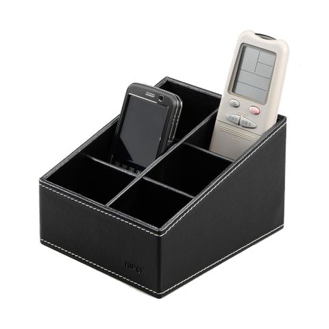 【波德徠爾】SRH-333 皮質兩層搖控器、手機收納盒