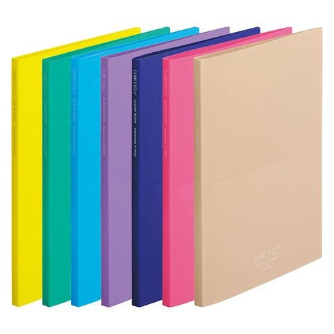 日本 LIHIT  A4 10入 站立式資料本-CUBE FIZZ( N-6002 )