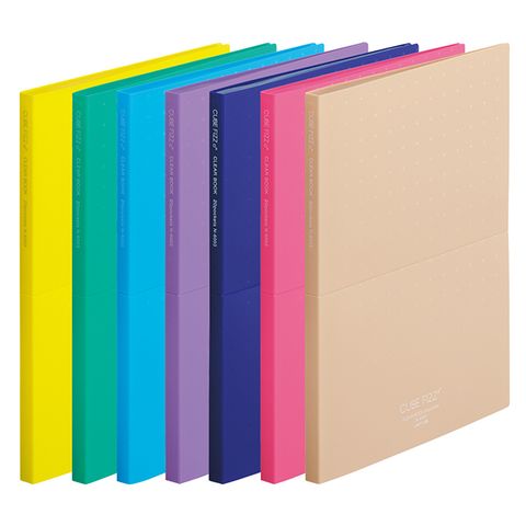 日本 LIHIT A4 20入 站立式資料本-CUBE FIZZ( N-6003 )