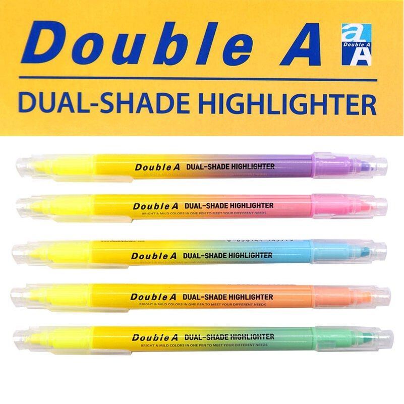 aDouble ADouble ADUAL-SHADE HIGHLIGHTERDouble A DUAL-SHADE HIGHLIGHTERDouble A DUAL-SHADE HIGHLIGHTER    IN   TO    Double A DUAL-SHADE HIGHLIGHTERDouble A DUAL-SHADE HIGHLIGHTER  MILD COLORS IN ONE  TO MEET YOUR  Double A DUAL-SHADE HIGHLIGHTERBRIGHT  MILD COLORS IN ONE PEN TO MEET YOUR DIFFERENT