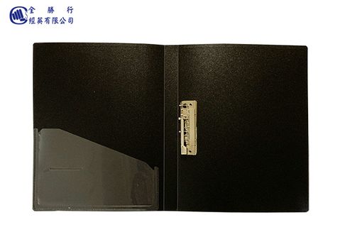 全勝 加寬中間強力文書夾--黑 / NO301B / 背寬2.5cm