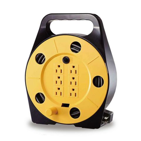 【明家Mayka】SP-612S-8 1開6插8m電源捲線器