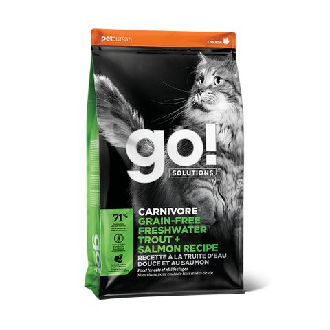 go! 淡水鱒魚 8磅 貓咪高肉量系列 無穀天然糧